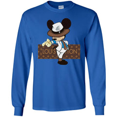 Louis Vuitton Mickey Dance Tshirt Men Long Sleeve Shirt Men Long Sleeve Shirt - parenttees