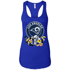 Nfl – Los Angeles Rams Super Bowl 2019 Mickey Mouse Minnie Mouse Donald Duck Daisy Duck Football Women Tank Top Women Tank Top - parenttees