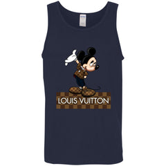 Louis Vuitton Mickey T-shirt Men Cotton Tank Men Cotton Tank - parenttees