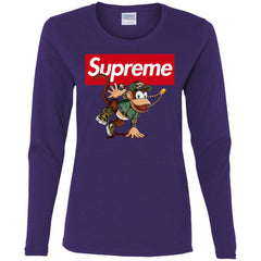 Supreme Monkey T-shirt Women Long Sleeve Shirt Women Long Sleeve Shirt - parenttees