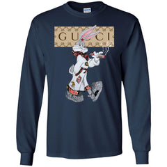 Gucci Rabbit Smoking Tshirt Men Long Sleeve Shirt Men Long Sleeve Shirt - parenttees