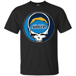 Los Angeles Chargers Grateful Dead Steal Your Face Football Nfl Shirts Men Cotton T-Shirt