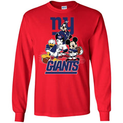 Mickey Mouse New York Giants American Football Nfl Sports Shirt Men Long Sleeve Shirt Men Long Sleeve Shirt - parenttees