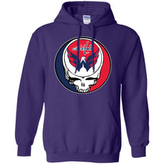 Washington Capitals Grateful Dead Steal Your Face Hockey Nhl Shirts Pullover Hoodie Sweatshirt Pullover Hoodie Sweatshirt - parenttees