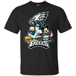 Mickey Mouse Philadelphia Eagle American Football Nfl Sports Shirt Men Cotton T-Shirt