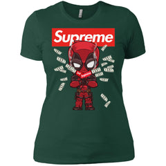 Supreme Deadpool Funny T-shirt Women Cotton T-Shirt Women Cotton T-Shirt - parenttees