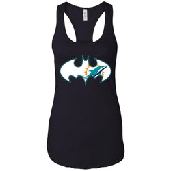 We Are The Miami Dolphins Batman Nfl Mashup Women Tank Top