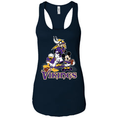 Mickey Mouse Minnesota Vikings American Football Nfl Sports Shirt Women Tank Top Women Tank Top - parenttees