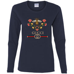 Gucci Logo T-shirt Women Long Sleeve Shirt Women Long Sleeve Shirt - parenttees