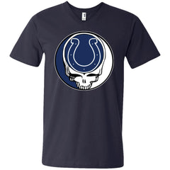 Indianapolis Colts Grateful Dead Steal Your Face Football Nfl Shirts Men V-Neck T-Shirt Men V-Neck T-Shirt - parenttees