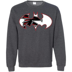 We Are The Atlanta Falcons Batman Nfl Mashup Crewneck Pullover Sweatshirt Crewneck Pullover Sweatshirt - parenttees