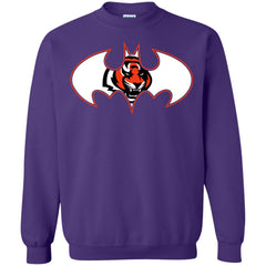 We Are The Cincinnati Bengals Batman Nfl Mashup Crewneck Pullover Sweatshirt Crewneck Pullover Sweatshirt - parenttees