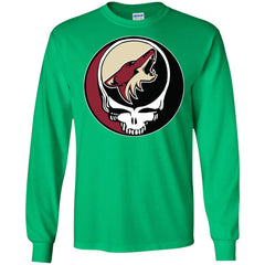 Arizona Coyotes Grateful Dead Steal Your Face Hockey Nhl Shirts Men Long Sleeve Shirt Men Long Sleeve Shirt - parenttees