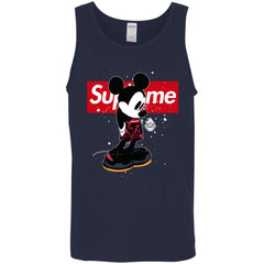 Supreme Mickey Babe Cute Love T-shirt Men Cotton Tank Men Cotton Tank - parenttees