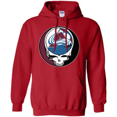 Colorado Avalanche Grateful Dead Steal Your Face Hockey Nhl Shirts Pullover Hoodie Sweatshirt Pullover Hoodie Sweatshirt - parenttees