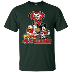 Mickey Mouse San Francisco 49ers American Football Nfl Sports Shirt Men Cotton T-Shirt Men Cotton T-Shirt - parenttees