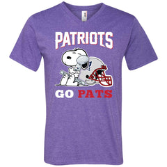 Go Pats - New England Patriots Super Bowl 2019 Snoopy Football Nfl Men V-Neck T-Shirt Men V-Neck T-Shirt - parenttees