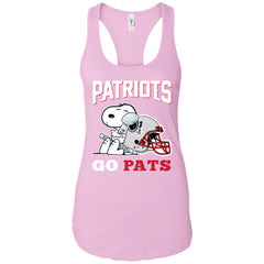 Go Pats - New England Patriots Super Bowl 2019 Snoopy Football Nfl Women Tank Top Women Tank Top - parenttees