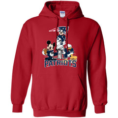 Nfl - New England Patriots Donald Duck Goofy Mickey Mouse Super Bowl 2019 Football Pullover Hoodie Sweatshirt Pullover Hoodie Sweatshirt - parenttees