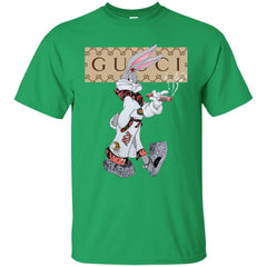 Gucci Rabbit Smoking Tshirt Men Cotton T-Shirt Men Cotton T-Shirt - parenttees