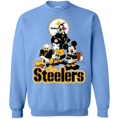 Mickey Mouse Pittsburgh Steelers American Football Nfl Sports Shirt Crewneck Pullover Sweatshirt Crewneck Pullover Sweatshirt - parenttees