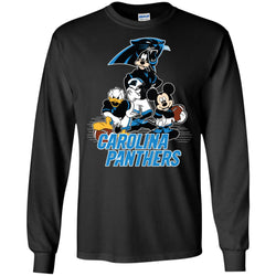 Mickey Mouse Carolina Panthers American Football Nfl Sports Shirt Men Long Sleeve Shirt