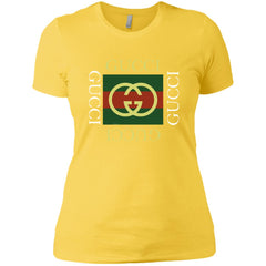 Gucci Logo Gift T-shirt Women Cotton T-Shirt Women Cotton T-Shirt - parenttees