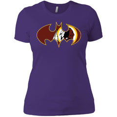 We Are The Washington Redskins Batman Nfl Mashup Women Cotton T-Shirt Women Cotton T-Shirt - parenttees