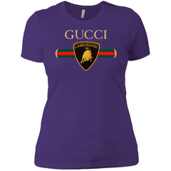 Gucci Lamborghini T-shirt Women Cotton T-Shirt Women Cotton T-Shirt - parenttees