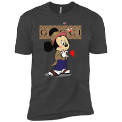 Couple Gucci Mickey Tshirt Valentine's Day Men Short Sleeve T-Shirt Men Short Sleeve T-Shirt - parenttees