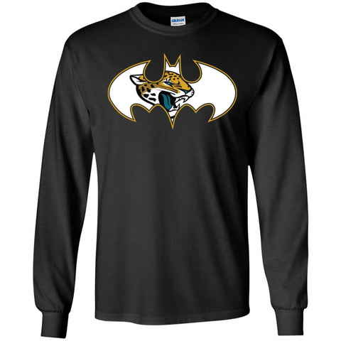 We Are The Jacksonville Jaguars Batman Nfl Mashup Men Long Sleeve Shirt Black / S Men Long Sleeve Shirt - parenttees