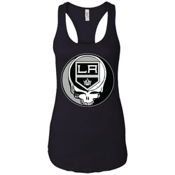 Los Angeles Kings Grateful Dead Steal Your Face Hockey Nhl Shirts Women Tank Top