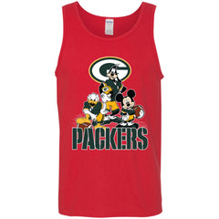 Mickey Mouse Green Bay Packer American Football Nfl Sports Shirt Men Cotton Tank Men Cotton Tank - parenttees