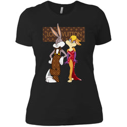 Louis Vuitton Rabbit Love Family T-shirt Women Cotton T-Shirt