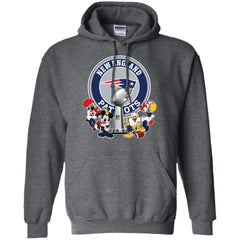 New England Patriots Super Bowl 2019 Mickey Minnie Mouse Donald Daisy Duck Football Nfl Pullover Hoodie Sweatshirt Pullover Hoodie Sweatshirt - parenttees