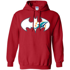 We Are The Miami Dolphins Batman Nfl Mashup Pullover Hoodie Sweatshirt Pullover Hoodie Sweatshirt - parenttees