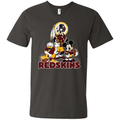 Mickey Mouse Washington Redskins American Football Nfl Sports Shirt Men V-Neck T-Shirt Men V-Neck T-Shirt - parenttees