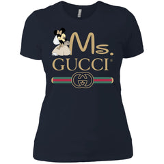 Gucci Couple Disney Ms Minnie Valentine's Day T-shirt Women Cotton T-Shirt Women Cotton T-Shirt - parenttees