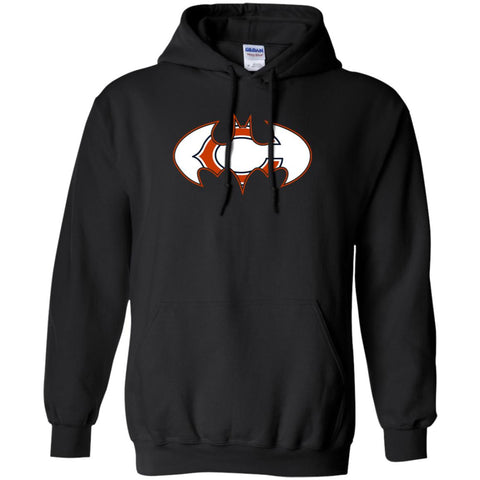 We Are The Chicago Bears Batman Nfl Mashup Pullover Hoodie Sweatshirt Black / S Pullover Hoodie Sweatshirt - parenttees