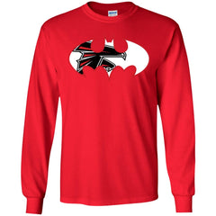 We Are The Atlanta Falcons Batman Nfl Mashup Men Long Sleeve Shirt Men Long Sleeve Shirt - parenttees