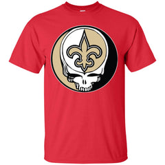 New Orleans Saints Grateful Dead Steal Your Face Football Nfl Shirts Men Cotton T-Shirt Men Cotton T-Shirt - parenttees