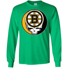 Boston Bruins Grateful Dead Steal Your Face Hockey Nhl Shirts Men Long Sleeve Shirt Men Long Sleeve Shirt - parenttees