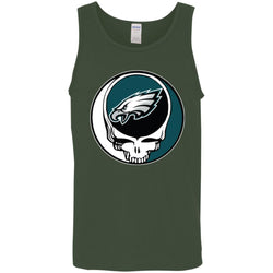 Philadelphia Eagles Grateful Dead Steal Your Face Football Nfl Shirts Men Cotton Tank