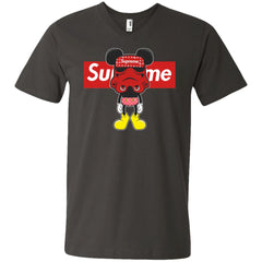 Supreme Robot Mickey Hot T-shirt Men V-Neck T-Shirt Men V-Neck T-Shirt - parenttees