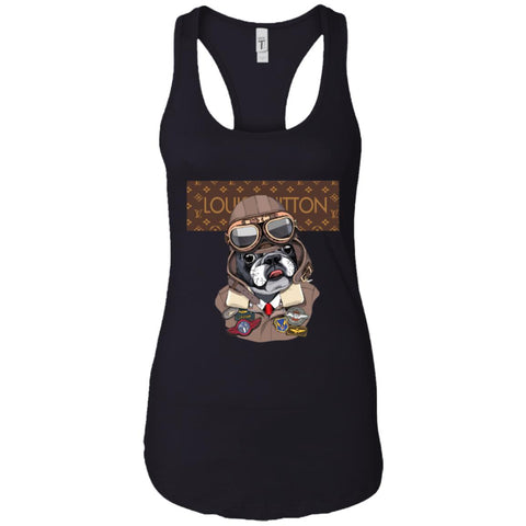 Louis Vuitton T-shirt Style Dogs T-shirt Women Tank Top Black / X-Small Women Tank Top - parenttees