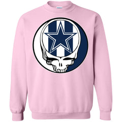 Dallas Cowboys Grateful Dead Steal Your Face Football Nfl Shirts Crewneck Pullover Sweatshirt Crewneck Pullover Sweatshirt - parenttees