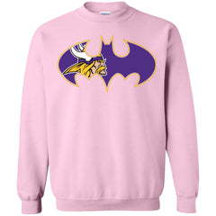 We Are The Minnesota Vikings Batman Nfl Mashup Crewneck Pullover Sweatshirt Crewneck Pullover Sweatshirt - parenttees