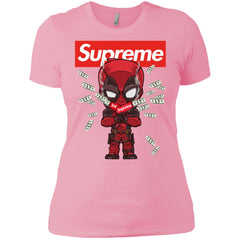 Supreme Deadpool Funny T-shirt Women Cotton T-Shirt Women Cotton T-Shirt - parenttees