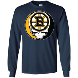 Boston Bruins Grateful Dead Steal Your Face Hockey Nhl Shirts Men Long Sleeve Shirt