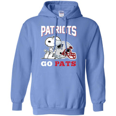 Go Pats - New England Patriots Super Bowl 2019 Snoopy Football Nfl Pullover Hoodie Sweatshirt Pullover Hoodie Sweatshirt - parenttees